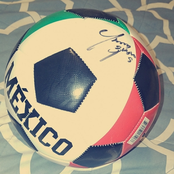 Signed Omar Bravo Soccer ball - Picture 3 of 3